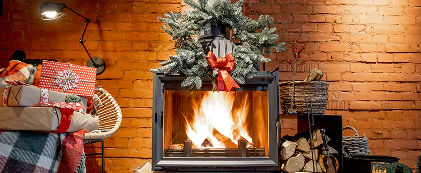 Travis Industries Linear Gas Fireplace Installation in South Ogden, Utah