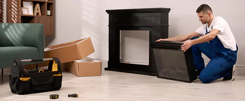 Old Rusted Metal Fireplace Repair And Replacement in South Ogden, UT